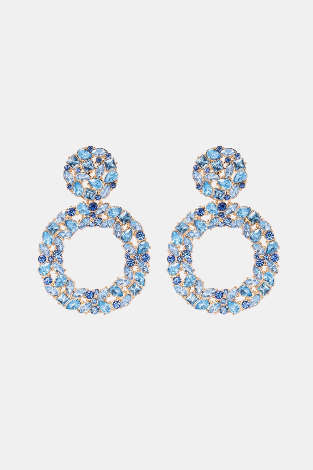 Round Shape Acrylic Dangle Earrings - Coolpeacock