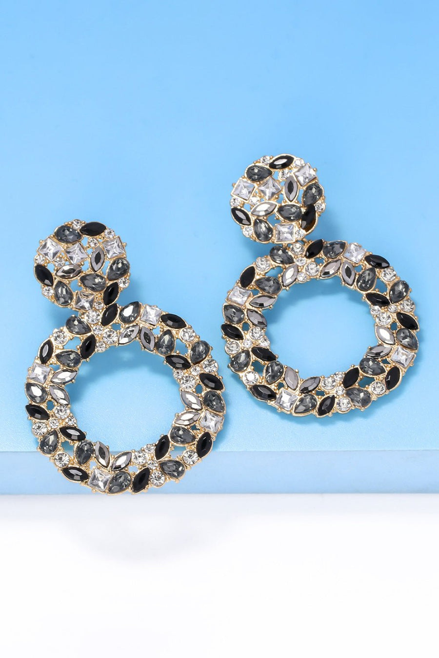 Round Shape Acrylic Dangle Earrings - Coolpeacock