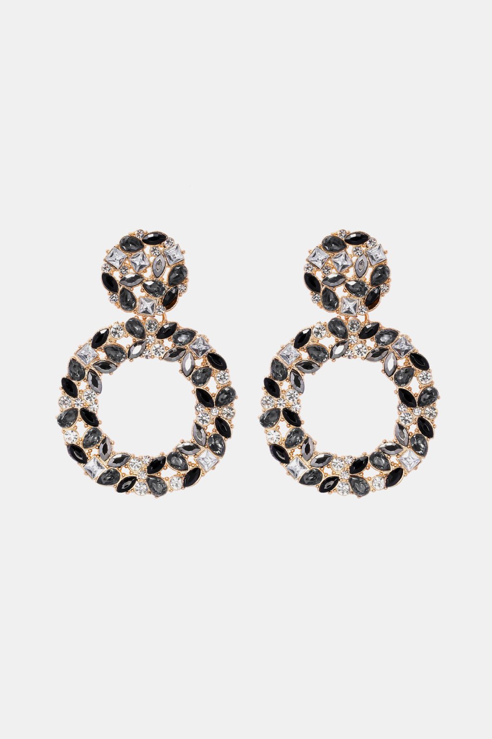 Round Shape Acrylic Dangle Earrings - Coolpeacock