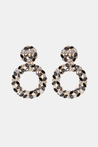 Round Shape Acrylic Dangle Earrings - Coolpeacock