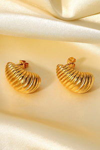 Shell Shore Spiral Stud Earrings - Coolpeacock