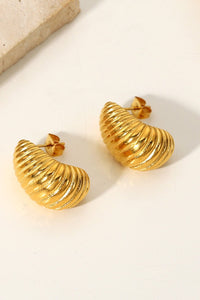 Shell Shore Spiral Stud Earrings - Coolpeacock