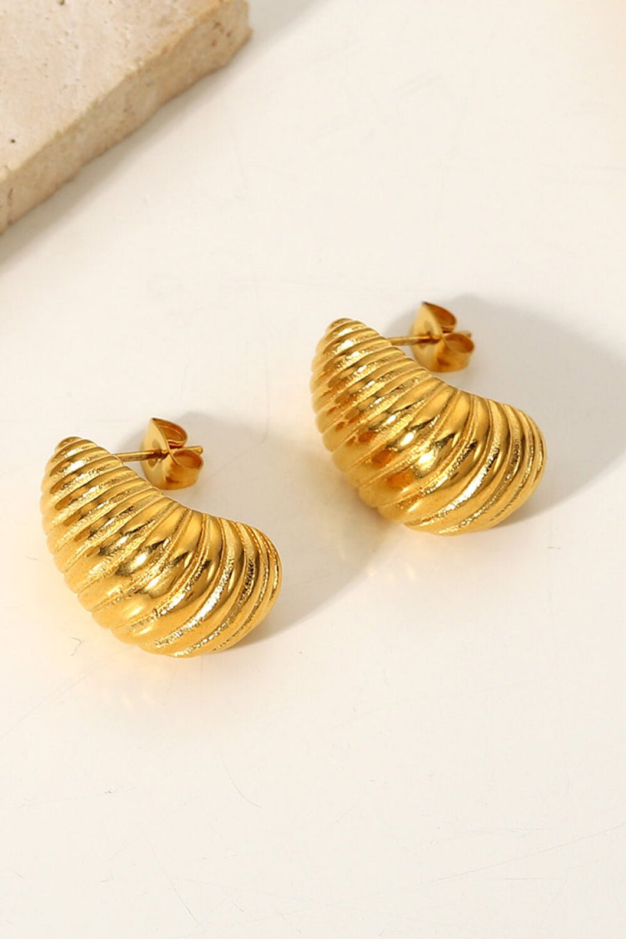 Shell Shore Spiral Stud Earrings - Coolpeacock