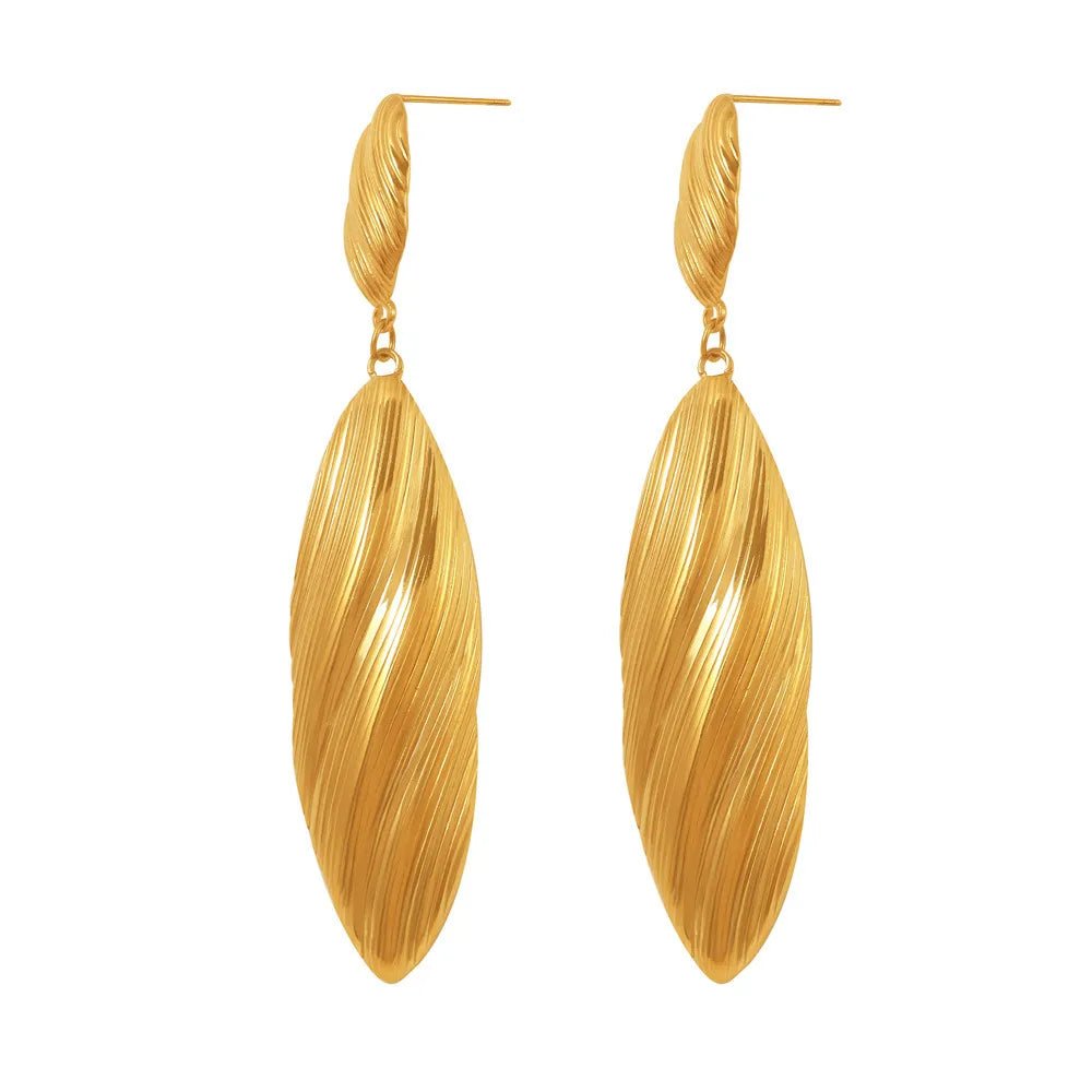 Stainless Steel Dangle Earrings - Coolpeacock