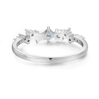 Star Inlaid Zircon Ring - Coolpeacock