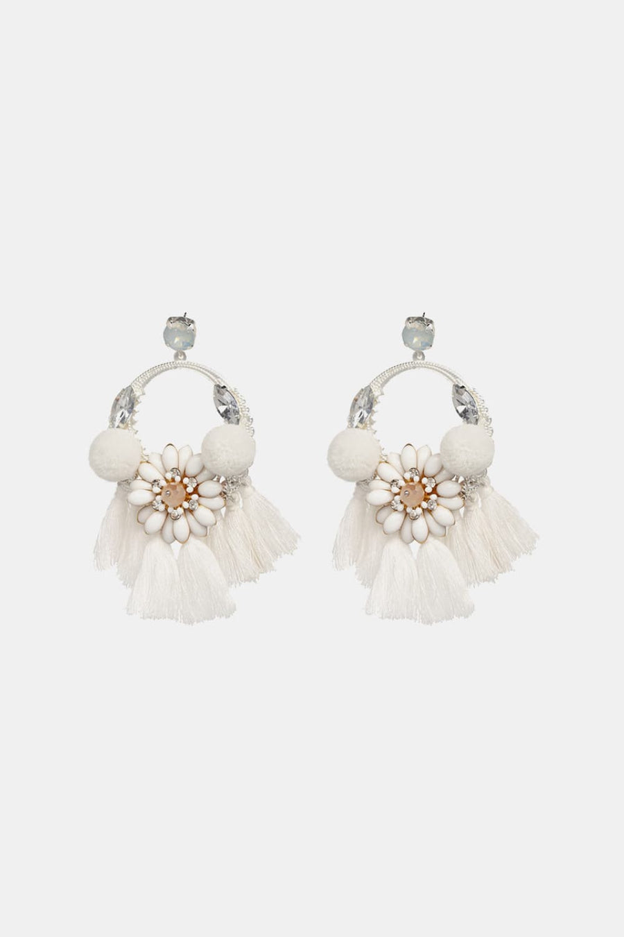 Tassel Detail Dangle Earrings - Coolpeacock