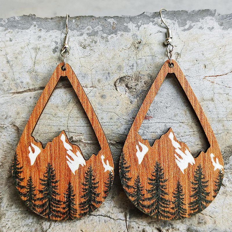 Teardrop Shape Dangle Earrings - Coolpeacock