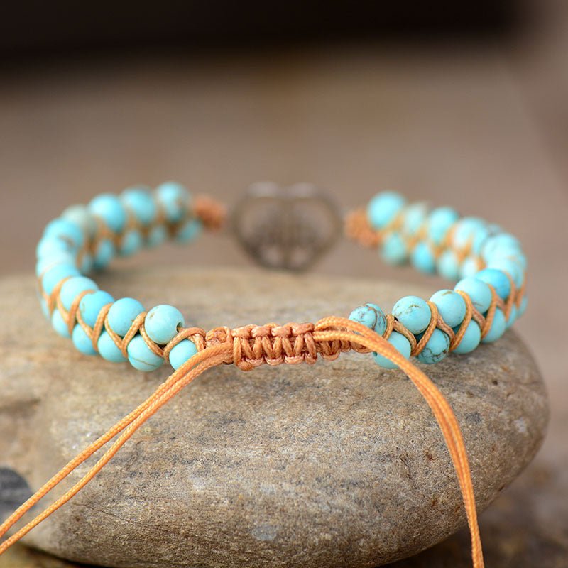 Turquoise Beaded Bracelet - Coolpeacock