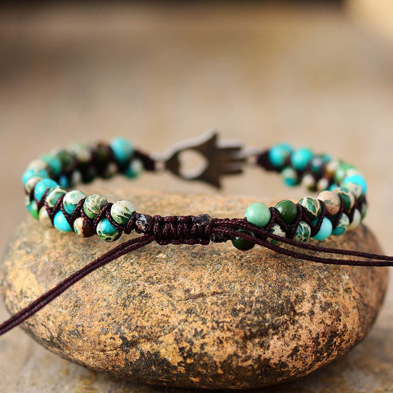 Turquoise Beaded Bracelet - Coolpeacock