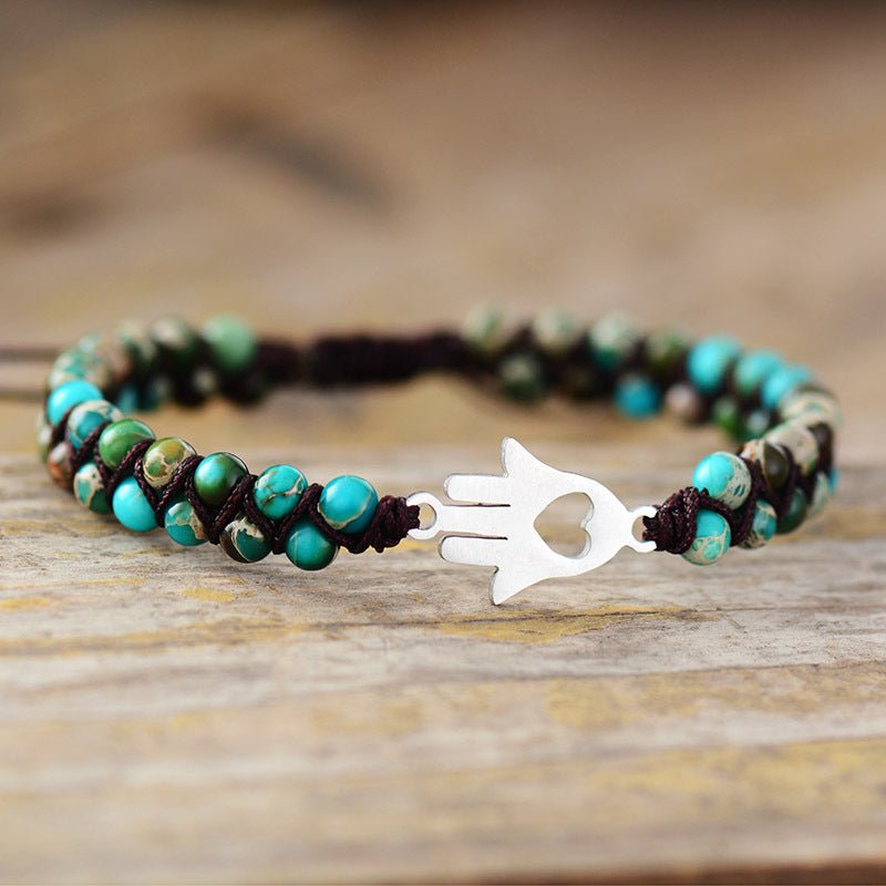Turquoise Beaded Bracelet - Coolpeacock