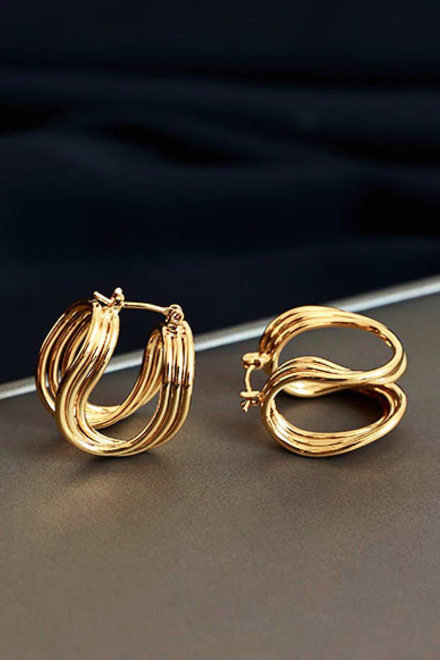 U - Shaped Hoop Earrings - Coolpeacock
