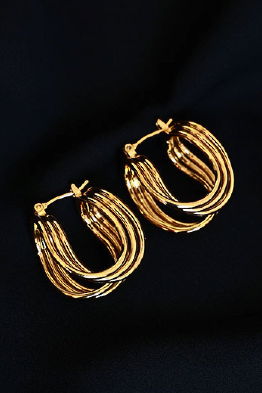 U - Shaped Hoop Earrings - Coolpeacock