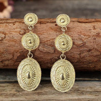 Vintage Alloy Dangle Earrings - Coolpeacock
