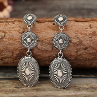 Vintage Alloy Dangle Earrings - Coolpeacock
