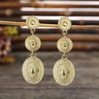 Vintage Alloy Dangle Earrings - Coolpeacock