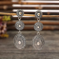 Vintage Alloy Dangle Earrings - Coolpeacock