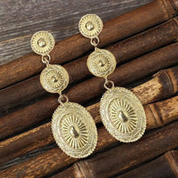 Vintage Alloy Dangle Earrings - Coolpeacock